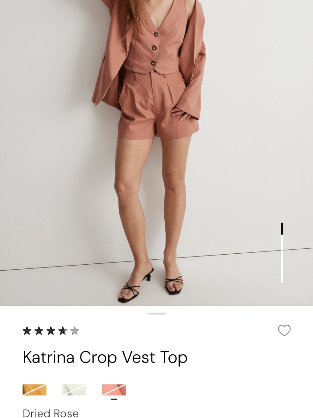 Madewell Katrina Vest Top